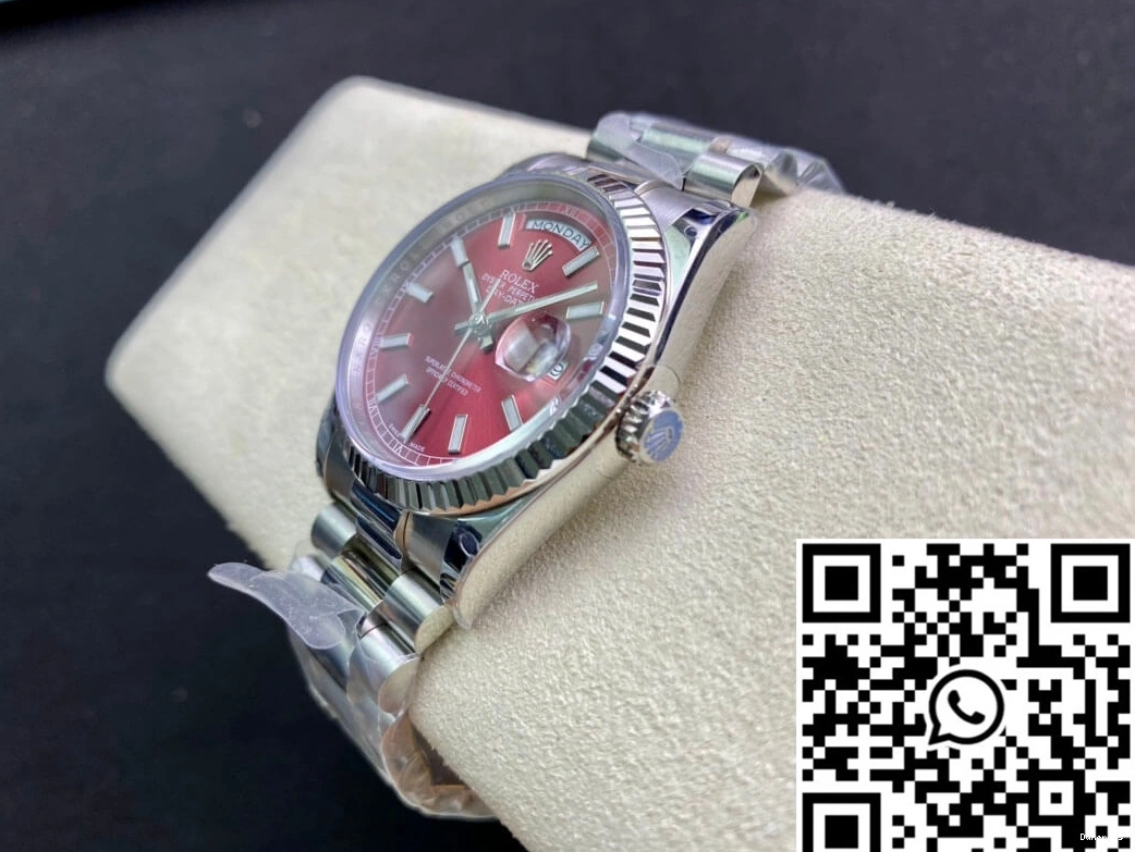 White 18k Factory 942 WaterResistant EW Gold Date Rolex 118239 Day 0807
